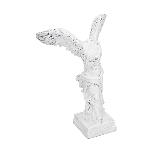 GLOGLOW Desktop Decorative Items Unique Design, Durable Material with AntiSlip Pad for Living Room, Office, Study Room Decor Sculpture Figurine, Nan (BS1055 medium white) - size: BS1055 medium white