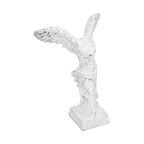 GLOGLOW Desktop Decorative Items Unique Design, Durable Material with AntiSlip Pad for Living Room, Office, Study Room Decor Sculpture Figurine, Nan (BS1055 medium white) - size: BS1055 medium white