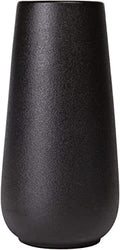 DECORPIA Premium Quality Black Ceramic flower Vase | Home Decor, Vases for Flowers, Farmhouse, Modern, Aesthetic, Bohemian, Pampas Vase