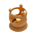 Creative Co-Op Handmade Terracotta Candle Holder with Circle of Figures