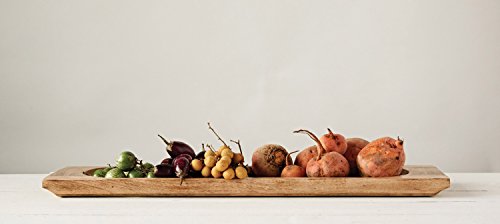 Creative Co-Op Rectangle Mango Wood Trug Bowl - style: Trug Bowl