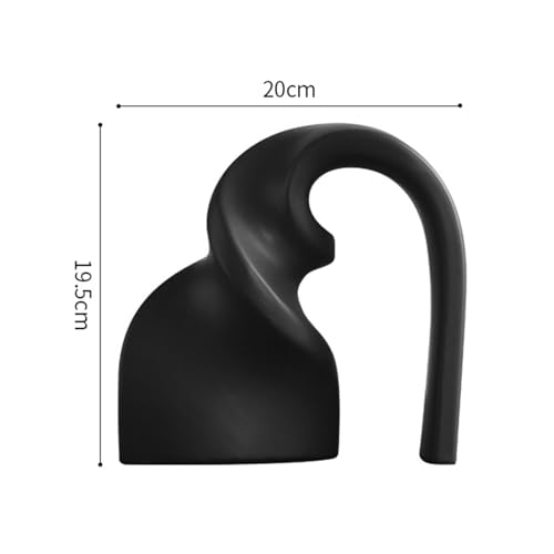 Cool Stuff to Put on Shelves Abstract Art Sculpture Decoration Decoration Living Room for Bedroom Table Decoration Office Apartment Sculptures and Statues Decor Room Decor Aesthetic(Black) - color: Black