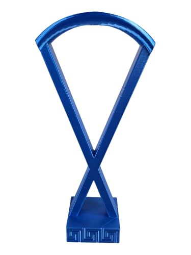 Minimalist Headphone Stand (Shiny Blue) - color: Shiny Blue