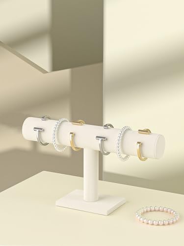 Bracelet Holder Stand,Bracelet Organizer Display for Selling,Bangle Organizer for Women,Watch Storage Holder for Men,Jewelry Business Supplies (Beige) - style: Style 2 （Beige 1 Tier ）