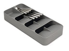 Joseph Joseph DrawerStore Compact Utensil Organizer For Kitchen Drawer Silverware, Flatware Tray, Grey - size: Large, style: Flatware Organizer