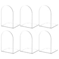 Acrylic Bookends 6 Pieces, Book Ends for Shelves, Clear Bookends for Shelves, Transparent Book Organizer for Desktop, Shlef Book Stopper for Home Office - style: 6 Pieces Acrylic Bookends