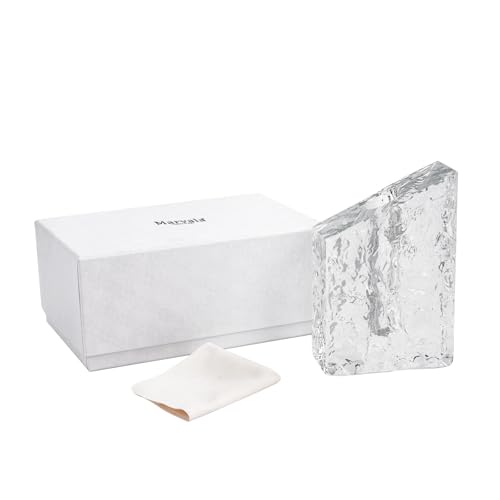 Crystal Vase Candle Holder, Elegant Single Stem Flower Vase for Home Decor, Clear Glass Taper Candle Holder, Modern Table Centerpiece for Living Room Dining Room, Housewarming Wedding Gift - color: M-cv266b-m