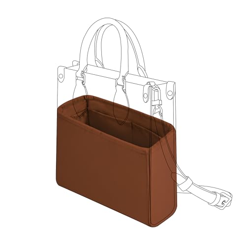DGAZ Silk Purse Organizer Insert For LV Sac Plat Mini/BB/Medium bag，Silky Smooth Bag Organizer，Luxury Handbag & Tote Shaper(Gold,BB) - color: Gold, size: BB
