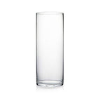 WGV Cylinder Vase, Width 6", Height 16", Clear Glass Container Terrarium Candle Holder for Wedding Centerpiece, Party Event, Home Office Decor, 1 Piece - size: 6"x16"H