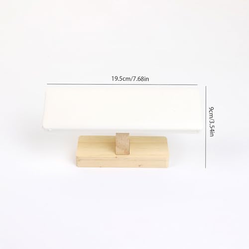 Wooden Watches Display Stands Base Watch Necklace Bracelet Organizer Rack Bangle Scrunchie Headband Showcase Stands Exterior Velvet Black - color: Flat Velvet Black