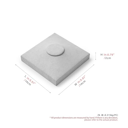 Oirlv Microfiber Jewelry Display Tray Necklace Display Stand Tangling-Free Modular Jewelry Tray - style: P13516