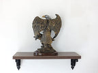 Eagle Statue Decorative, Bald Eagle Figurines Statues for Home Decor Bronze Resin Ornaments for Sculpture.