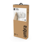 UMBRA Picket Rail Wall Stylish and Functional Hook with Five Hoops (White) (Pack of 3) - color: White, size: 5-Hook (Pack of 3)