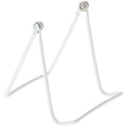 GIBSON HOLDERS 2A Adjustable White Wire Display Easel, 3.625" W x 4" D x 4.5" H, Pack of 6 - size: 6-Pack