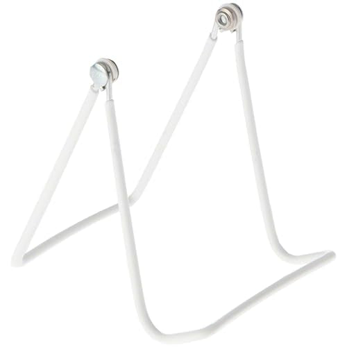 GIBSON HOLDERS 2A Adjustable White Wire Display Easel, 3.625" W x 4" D x 4.5" H, Pack of 6 - size: 6-Pack