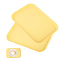 Yellow Plastic Serving Platters and Trays,Serving Dishes for Entertaining,Rectangular Platters for Serving Food, Appetizer Serving Trays for Snacks,Charcuterie,Chips,Candy,Fruit,Sushi - color: Tray-s-2pack-milk Yellow
