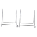 Happyyami 2pcs Modern Display Stand for Photos Books and Decorations Sturdy Minimalist Showpiece Holder for Use for Events and Celebrations