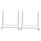 Happyyami 2pcs Modern Display Stand for Photos Books and Decorations Sturdy Minimalist Showpiece Holder for Use for Events and Celebrations