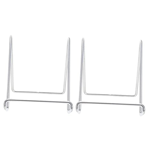 Happyyami 2pcs Modern Display Stand for Photos Books and Decorations Sturdy Minimalist Showpiece Holder for Use for Events and Celebrations