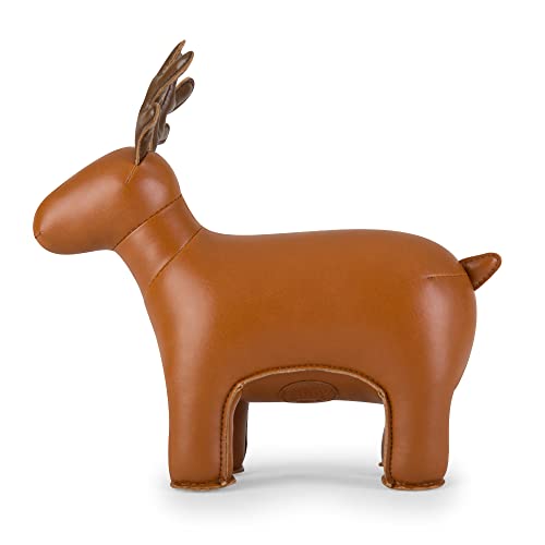 Zuny, Zuny Series Bookend Tan for Shelves, Office Decorative- Reindeer Miyo - color: Reindeer Miyo