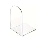 1PC Transparent Acrylic Bookends Stand Bookshelf Desktop Decorative Storage Rack Bookend Book Holder Organizer School Stationery