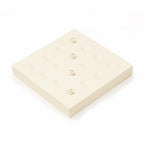 Oirlv Microfiber Diamonds Gemstones Jewelry Display Organize Tray Crystal Beads Holder for Stones Display Organizer Showcase(Beige) - color: Beads Charms P13410
