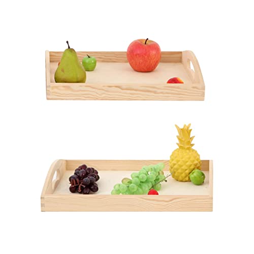 Make Market 13" Wooden Tray, 6 Pack