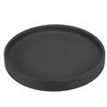 PATIKIL 6 Inch Round Ceramic Plant Saucer, Plant Saucer Tray Flower Planter Drip Tray for Indoors Outdoors Patio Balcony, Black - color: Black