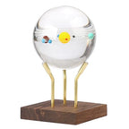 Hipiwe Gold Metal Arm Display Stand Decorative Ball Stand Easel with Wooden Base Rock Display Stand for Sphere Crystal Ball Eggs Mineral Geodes Rock Seashell, X- Large - size: X-Large
