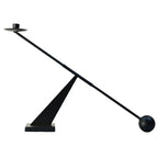 Black Metal Modern Candle Holder Candlestick Holders Decorative Candle Stand, Tapered Candle Holders Home Decoration 19 inch