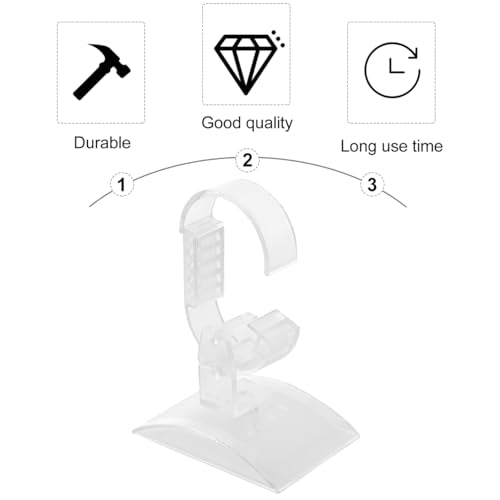 balacoo 2 Pcs Watch Display Stand Holder, Clear Acrylic Watch Stand Bracelet Display Holder, Adjustable Jewelry Organizer for Home Decor, Shops Trade Shows