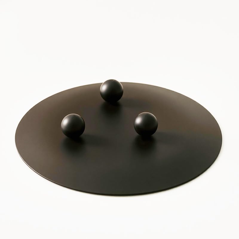 Black Nordic Creative Iron Candle Tray, Modern Minimalist Home Decor Centerpiece, Tabletop Candle Holder