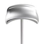 BoxWave Universal Minimus Aluminum Headphone Stand, Sturdy Simple Light Weight Stand - Metallic Silver
