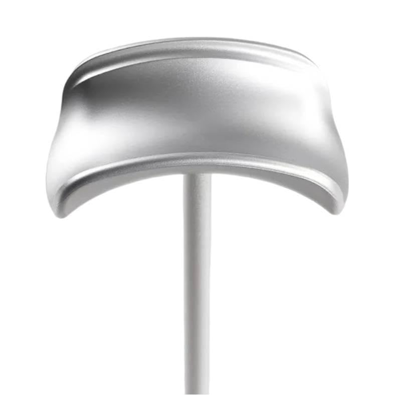 BoxWave Universal Minimus Aluminum Headphone Stand, Sturdy Simple Light Weight Stand - Metallic Silver