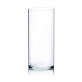 WGV Cylinder Vase, Width 7", Height 16", Clear Wide Large Diameter Flower Glassware, Floral Container, Planter Terrarium for Wedding Party Event, Home Accent Decor, 1 Piece - size: 7"x16"H