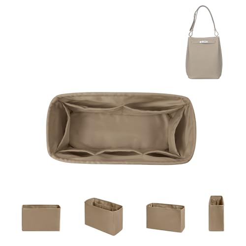 DGAZ Silk Purse Organizer Insert Fits Hermes So Kelly Bags, Silky Smooth Bag Organizer，Luxury Handbag & Tote Shaper(Gris Tourterelle,So kelly26) - color: Gris Tourterelle, size: So kelly26