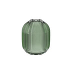 Villeroy & Boch Fleur Olive Vase, 7.5 in, Green, Dishwasher Safe, Mouth-Blown and Handmade Glass Vase
