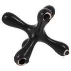 Wear-Resistant Minimalist Abstract Sculpture for Home Decor Modern Art for Living Room Office and Bedroom Accents Elegant Black Design for Light Luxury Aesthetics