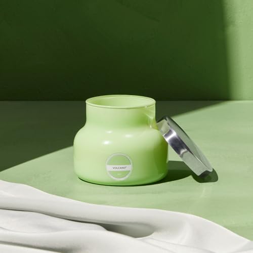 Capri Blue Volcano Scented Candles - Luxury Candles for Home Scented with Tropical Fruit & Sugared Citrus - Long Lasting Soy Wax Blend - Petite Glass Jar (Iced Matcha Green, 8 oz) - color: Iced Matcha Green, size: 8 oz