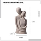 Minimalist Thinker Statue, Abstract Resin Bookshelf Decor, Artistic Sculpture for Home, Office, and Bedroom