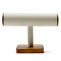 Solid Wood Bracelet Watch Organizer Display Stand T-bar Jewelry Bracelet Display - color: T shape display