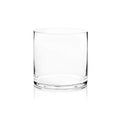 WGV Cylinder Vase, Width 8", Height 8", Clear Wide Large Diameter Flower Glassware, Floral Container, Planter Terrarium for Wedding Party Event, Home Accent Decor, 1 Piece - size: 8"x8"H