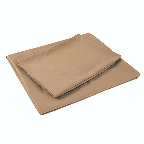Sfoothome Queen Sheets Set - Mocha Hotel Luxury 4-Piece Bed Set, Extra Deep Pocket, 1800 Series Bedding Set, Wrinkle & Fade Resistant,Sheet & Pillow Case Set (Queen, Mocha) - color: Mocha-4 Pieces, size: Queen
