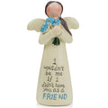 kullder Angel Figurines, Friendship Gifts for Women -Resin Friend Figurines, Guardian Angel Statue, Best Friend Birthday Gifts for Women, Bestie Gift, Friends Hand-Painted Figure Memorial Gift - color: Friend Angel Figurine