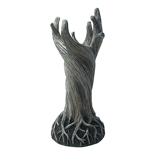 Yuanhong Dryad Vase Ornament Tree Trunk Flower Pot Modern Sculpture Home Living Room Bedroom Countertop Desktop Ornament Table Desk Flower Vase Decoration Birthday Gift for Men Women(DryadVase),Clear