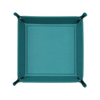 siduater Valet Tray Desktop Storage Organizer – Vegan Leather Catchall Tray Bedside Vanity Tray Nightstand Caddy Holder for Remote Controller, Watch, Keys, Phone, Wallet, Coin, Jewelry, Turquoise - color: Turquoise