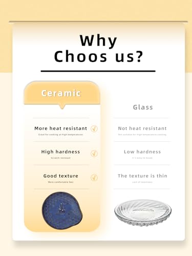GDCZ Ceramic Jewelry Tray Set of 2, Personalized Trinket Dish with Pattern, Ring Dish, for Rings Earrings Necklaces Bracelet Watch Keys, Perfect for Gifts for Women (Blue) - color: Blue