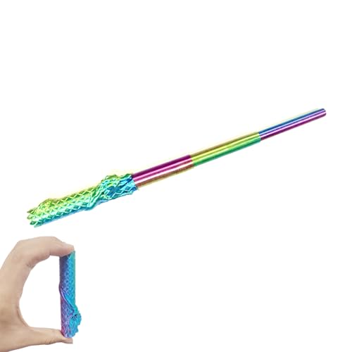 3D Printed Figurines Art Sculpture Toy Office Desk Shelf Decoration Colorful Abstract Sculpture Pieces Creative Display Decor - color: Telescopic Stick, size: F