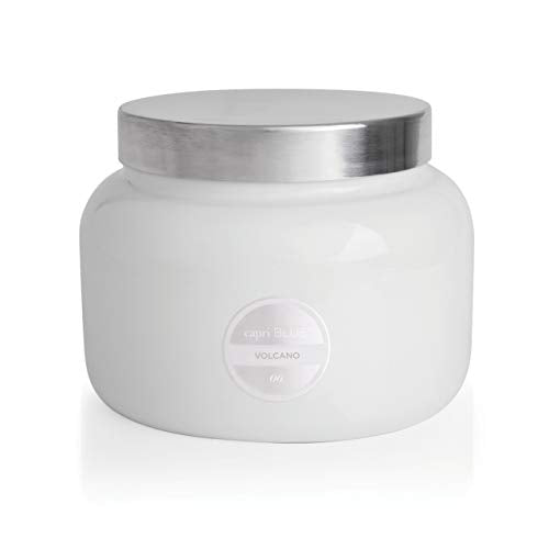 Capri Blue Volcano Scented Candles - Luxury Glass Jar Candles for Home Scented with Tropical Fruit & Sugared Citrus - Soy Wax Blend - Capri Blue Volcano - Jumbo White Color (48 oz) - color: White, size: 48 oz