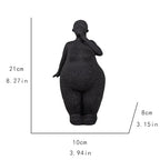 European Style Creative Yoga Figurine Sculpture - Luxury Minimalist Style Display Model/Yoga Studio Resin Art Character Decoration